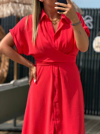 Robe ELIA - Corail ( Made in Italie )