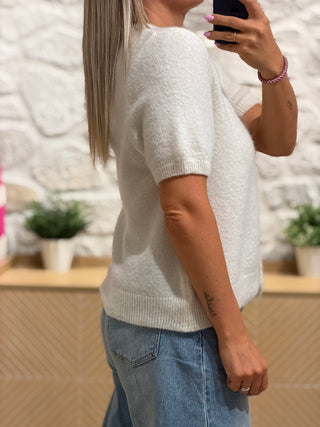 Gilet AGNÈS - Écru