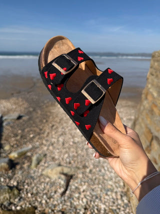 Sandales CRISTAUX - Noire