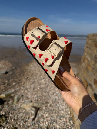 Sandales CRISTAUX - Beige