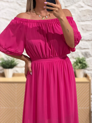 Robe MIKA - Fuchsia (Made in Italie)