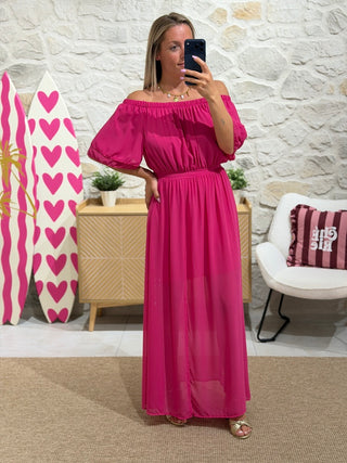 Robe MIKA - Fuchsia (Made in Italie)