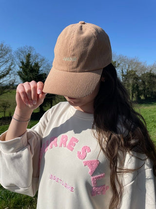 Casquette en velours - AMOUR
