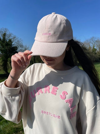 Casquette en velours - AMOUR