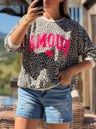 Sweat CAM - Beige (Made in Italie)