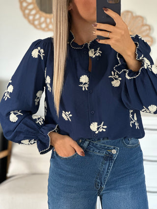 Blouse HERBIER - Bleue