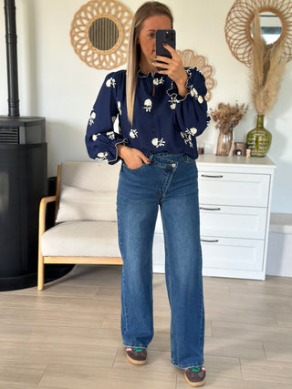 Blouse HERBIER - Bleue