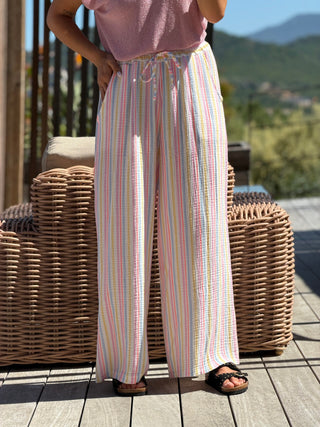 Pantalon BERLIN - Bleu (Made in Italie)