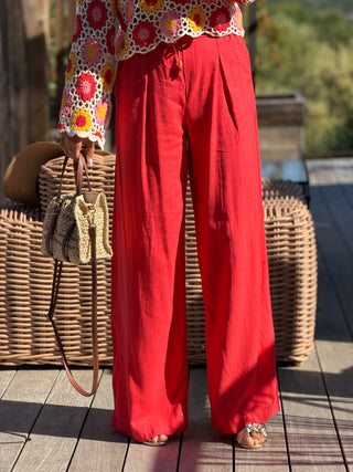 Pantalon LINA - Corail