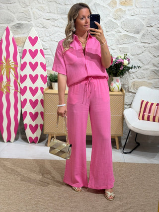 Pantalon EMMANUEL - Rose