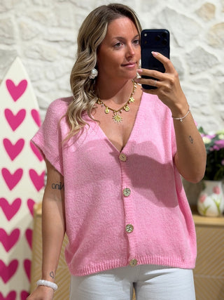 Gilet BRIDGET - Rose