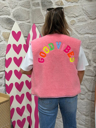 Gilet sans manches SAXOPHA - Rose