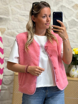 Gilet sans manches SAXOPHA - Rose