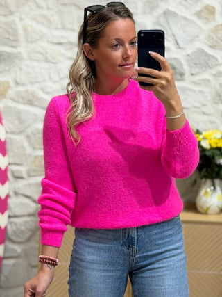 Pull FLUOZA - Fuchsia