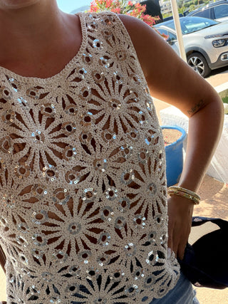 Top en crochet MONA