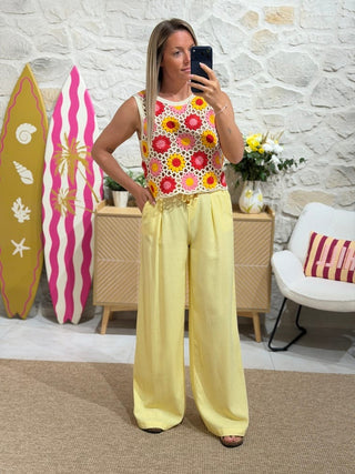 Pantalon LINA - Jaune