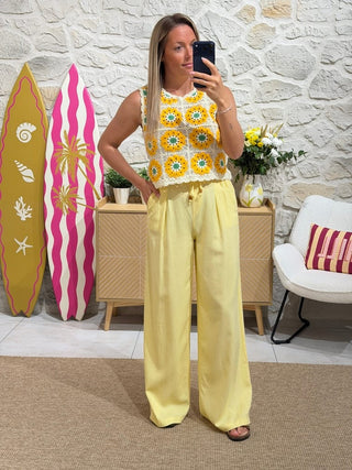 Pantalon LINA - Jaune