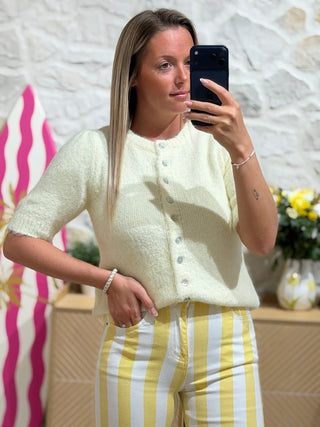 Gilet sans manches ZALO - Jaune pâle