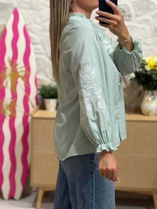 Blouse ANANAS - Vert