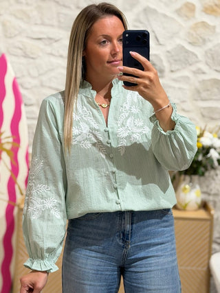 Blouse ANANAS - Vert