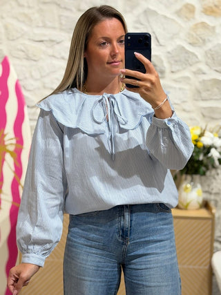 Chemise ZAZA - Bleue