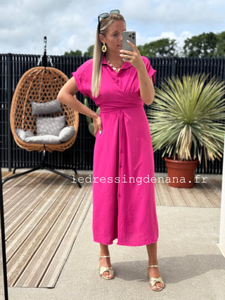 Robe ELIA - Fuchsia (Made in Italie)