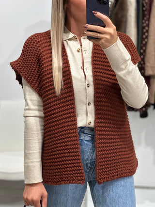 Gilet sans manches LINK - Brique