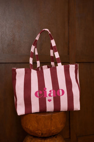 Sac CIAO - BORDEAUX & ROSE