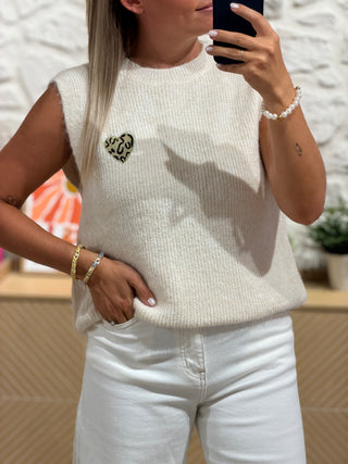 Pull sans manches MARYLINE