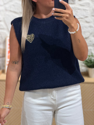 Pull sans manches MARYLINE
