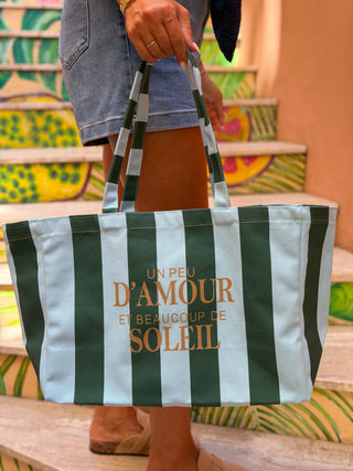 Sac UN PEU D'AMOUR ET BEAUCOUP DE SOLEIL