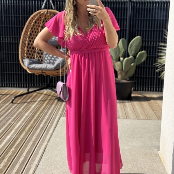 Robe GABY FUCHSIA (Made In Italie )