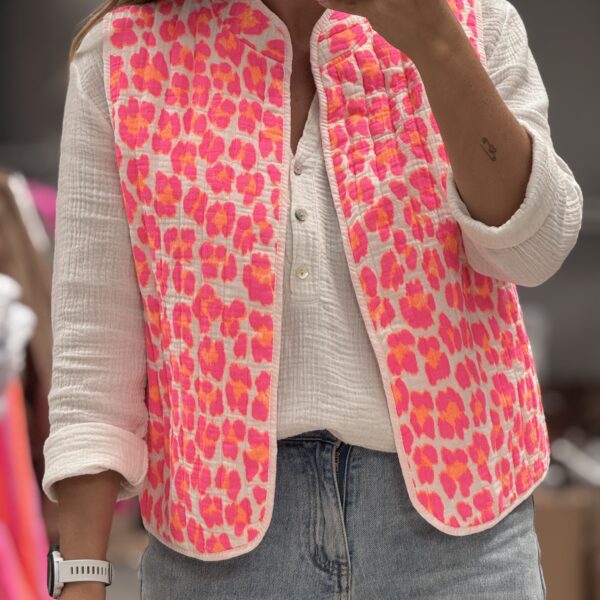Gilet sans manches matelassé - STITCH - ( Made in Italie )