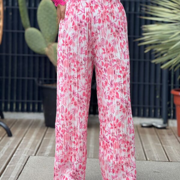 Pantalon CHAMALOW - Rose (Made in Italie)