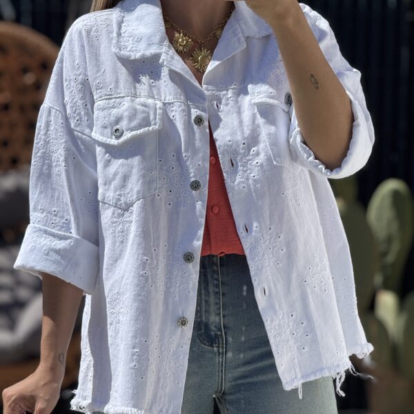 Veste EDDY Blanche (Made in Italie)