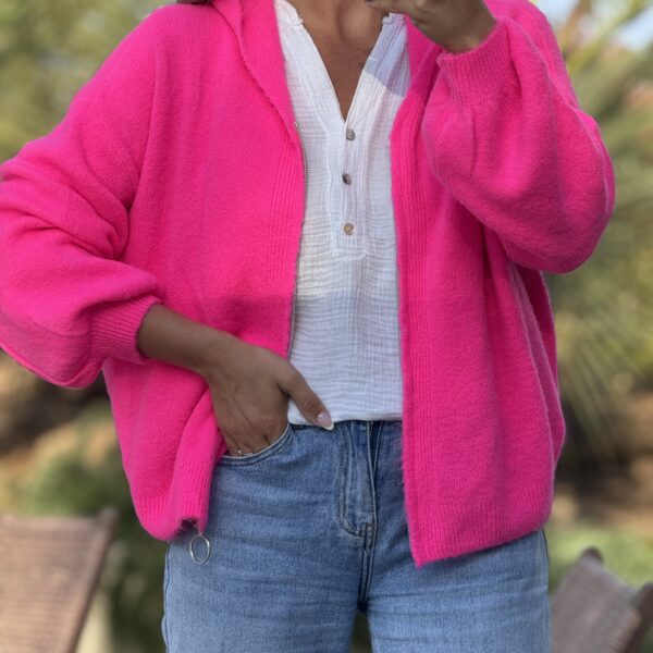 Gilet zipé GUILIA (Made in Italie)