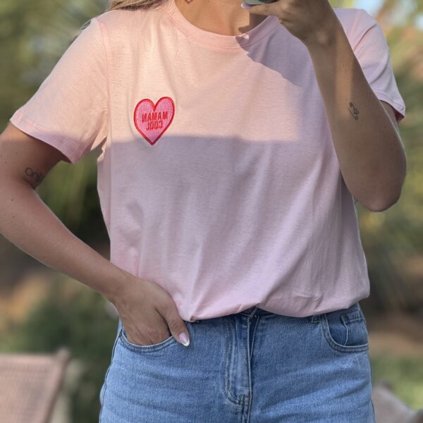 Tshirt MAMAN COOL Rose