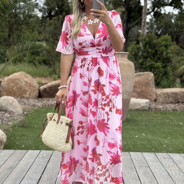 Robe GIRLY Rose - CURVY
