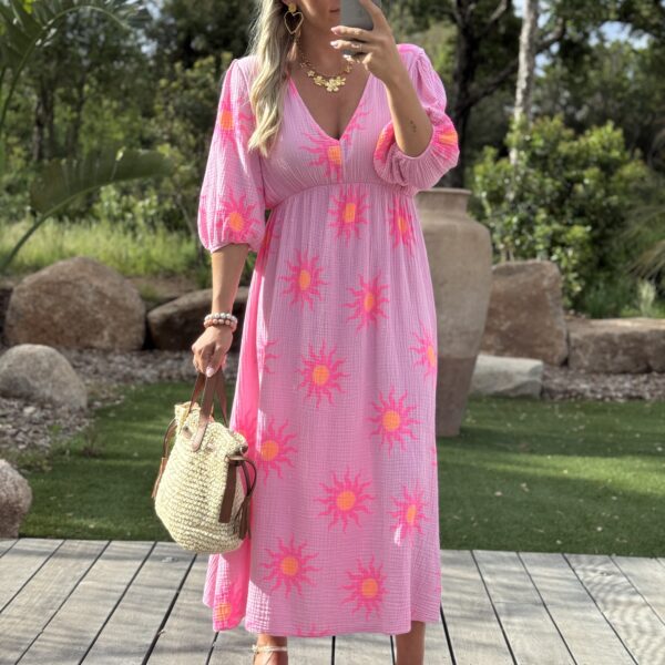 Robe NAILA Lilas (Made in Italie)