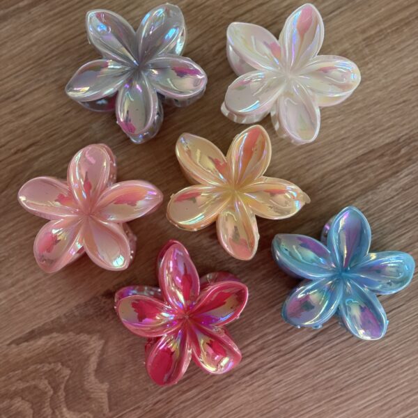 Pinces N°4 - Fleurs nacrées