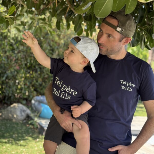 T-shirt Tel père, tel fils HOMME