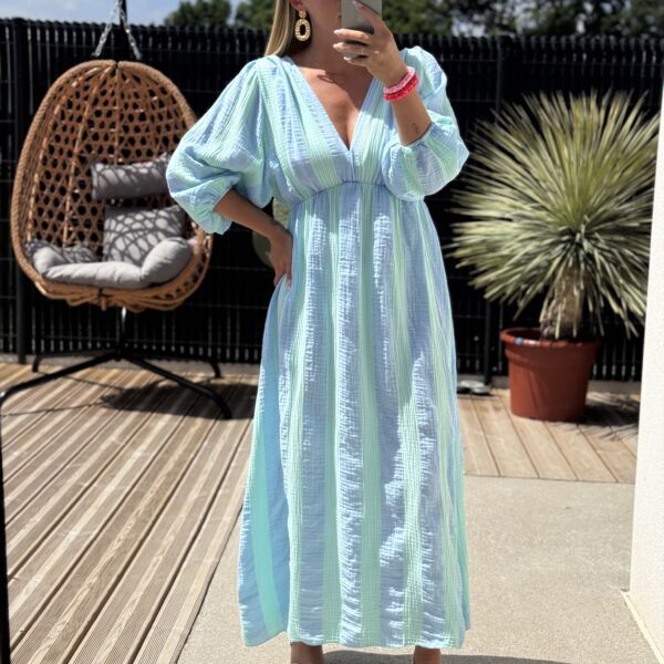 Robe ROBBIE Bleue (Made in Italie)