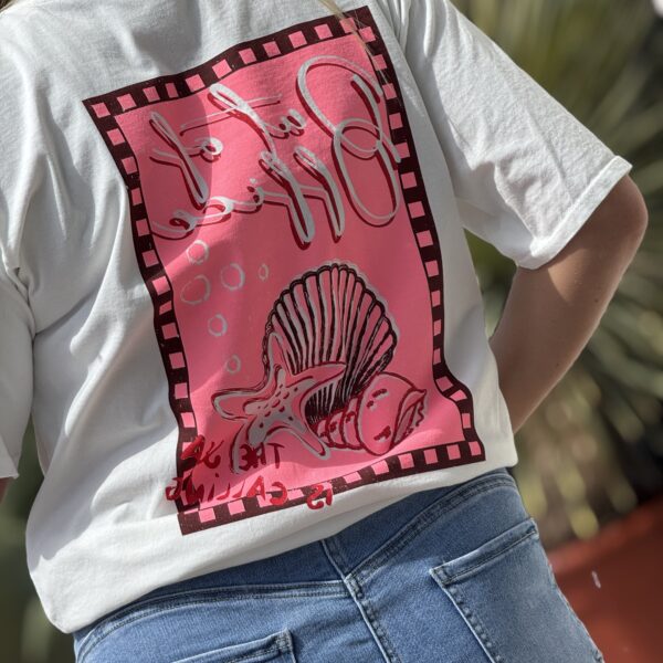 T-shirt GUIMAUVE Blanc (Made in Italie)