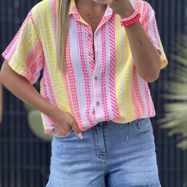 Chemise gaze de coton - KREMA (Made in Italie)