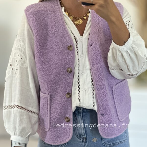 Gilet HADRIEN - Lilas