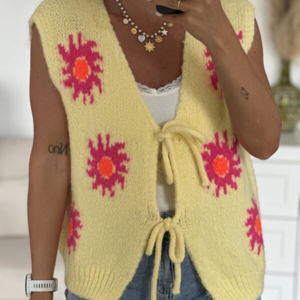 Gilet sans manches ROCH - Jaune