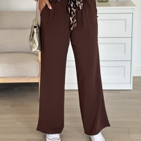 Pantalon ANITA - Chocolat - CURVY