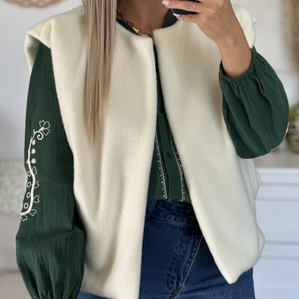 Gilet sans manches ASMA - Blanc