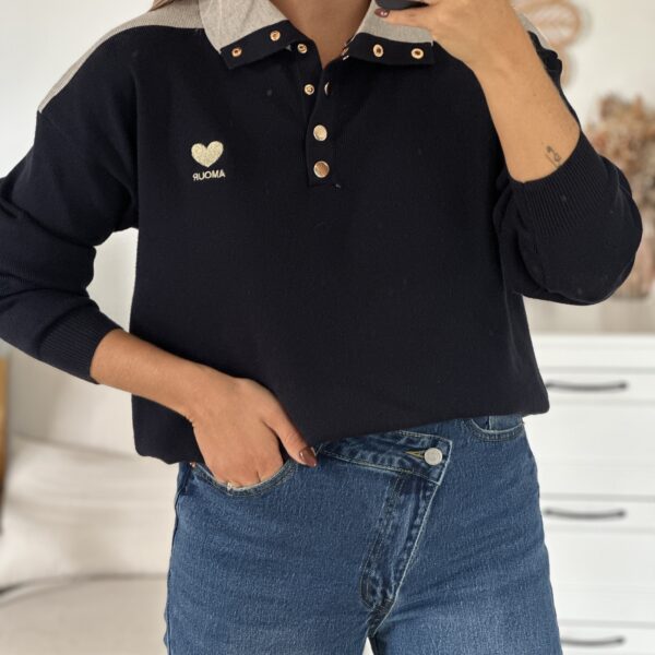 Pull JACINTO - Bleu marine